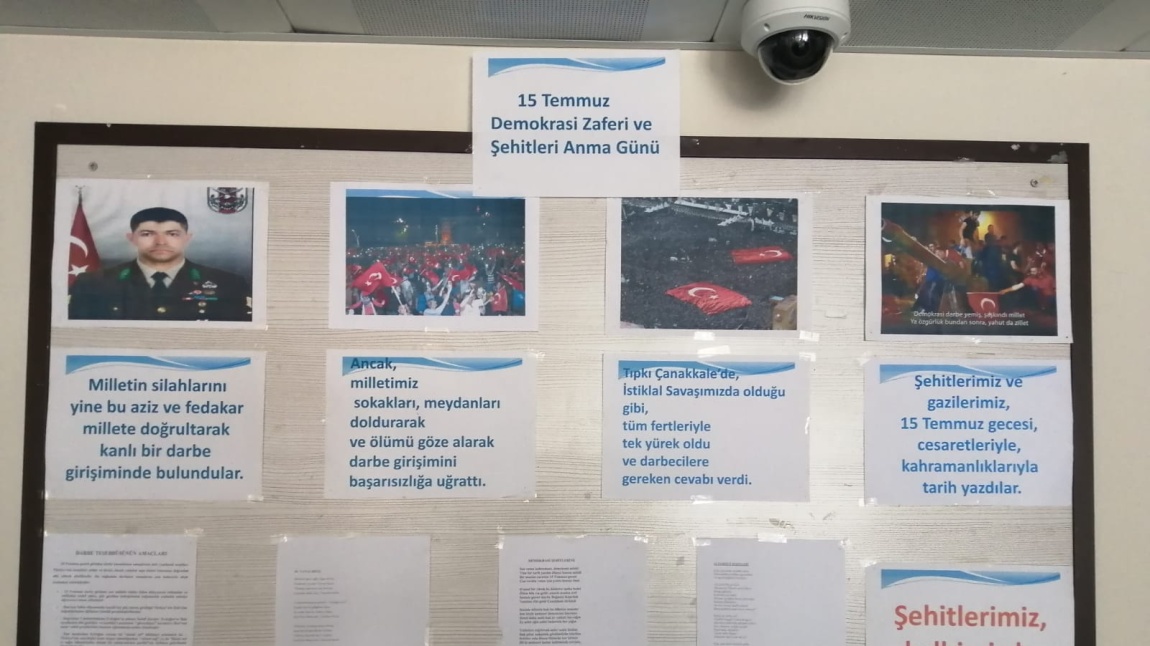 15 TEMMUZ DEMOKRASİ VE MİLLİ BİRLİK  HAFTASI 22-26 EYLÜL 2025 OKULUMUZ ETKİNLİKLERİ